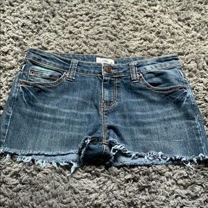 Denim jean shorts